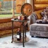 HOMCOM Globe Shaped Retro Style Drinks Cabinet - Brown - 801-041 -Kitchen Series Shop h o homcom 801 041