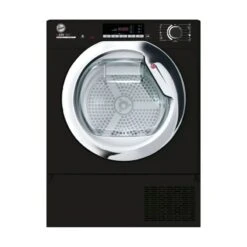 Hoover H500 BATDH7A1TCEB-80 B/I 7kg Dryer - Black W/Chrome Door