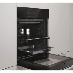 Hoover H500 HOC5S0978INPWF Single Pyrolytic Oven - Black -Kitchen Series Shop h o hoover hoc5s0978inpwf side