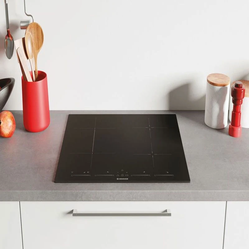 Hoover H500 HTPS64MCTTWIFI 60cm Induction Hob - Black Glass Hoover H500 HTPS64MCTTWIFI 60cm Induction Hob - Black Glass -Kitchen Series Shop h o hoover htps64mcttwifi lifestyle