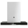 Hoover H500 HTS6CBK5XWIFI 60cm T-Shape Chimney Cooker Hood - Black Glass & Stainless Steel