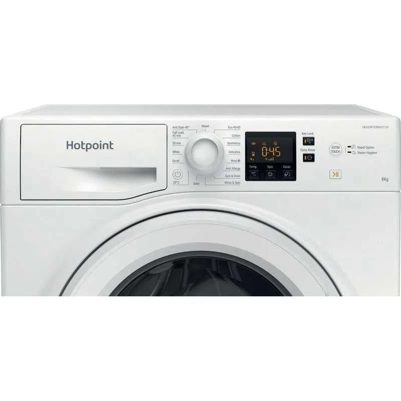 Hotpoint NSWF 845C W UK N 8kg Washing Machine - White Hotpoint NSWF 845C W UK N 8kg Washing Machine - White -Kitchen Series Shop h o hotpoint nswf845cwukn 9