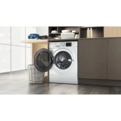 Hotpoint NDB8635WUK FS 1400 Washer Dryer - White 6 Hotpoint NDB8635WUK FS 1400 Washer Dryer - White -Kitchen Series Shop h o hotpoint washer dryer lifestyle1