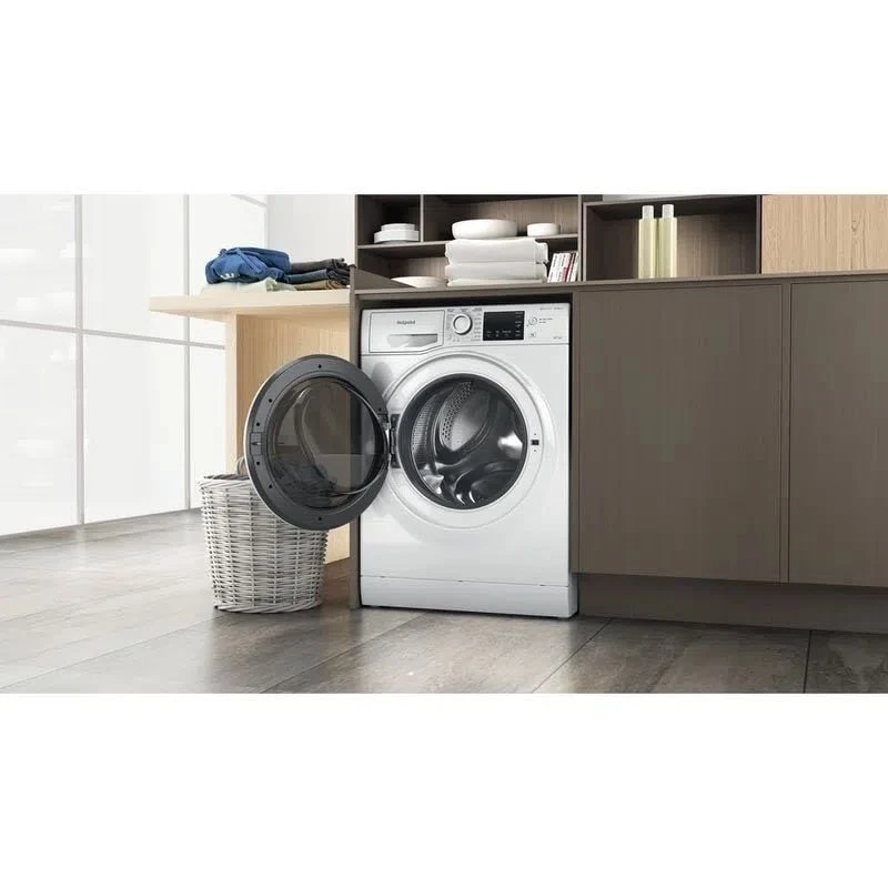 Hotpoint NDB8635WUK FS 1400 Washer Dryer - White Hotpoint NDB8635WUK FS 1400 Washer Dryer - White -Kitchen Series Shop h o hotpoint washer dryer lifestyle1