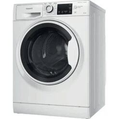 Hotpoint NDB8635WUK FS 1400 Washer Dryer - White 8 Hotpoint NDB8635WUK FS 1400 Washer Dryer - White -Kitchen Series Shop h o hotpoint washer dryer side