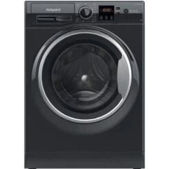 Hotpoint NSWF945CBSUKN FS 1400 Washing Machine - Black -Kitchen Series Shop h o hotpoint washing machine front