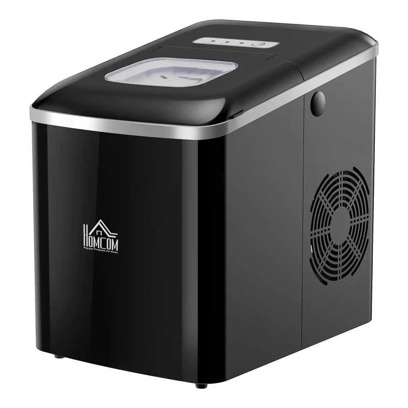 HOMCOM 12kg Portable Countertop Ice Maker Machine - Black - 800-063V70 HOMCOM 12kg Portable Countertop Ice Maker Machine - Black - 800-063V70 -Kitchen Series Shop homcom 800 063v70