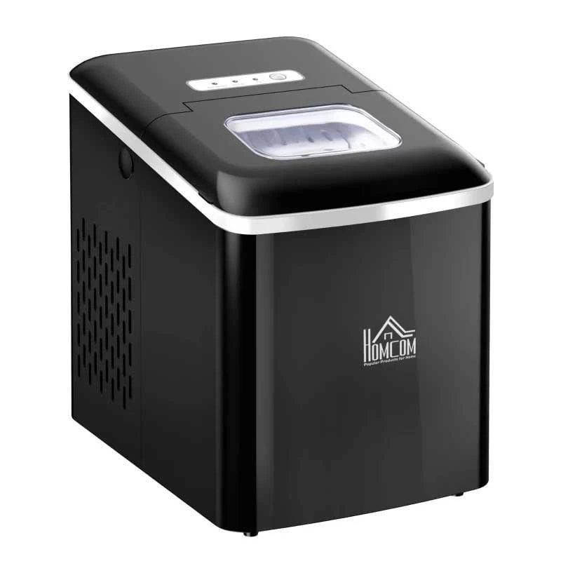 HOMCOM 12kg Portable Countertop Ice Maker Machine - Black - 800-063V70 HOMCOM 12kg Portable Countertop Ice Maker Machine - Black - 800-063V70 -Kitchen Series Shop homcom 800 063v70 main image