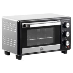HOMCOM 1400W 16 Litre Mini Countertop Oven & Grill - Silver - 800-083V70 4 HOMCOM 1400W 16 Litre Mini Countertop Oven & Grill - Silver - 800-083V70 -Kitchen Series Shop homcom 800083v70