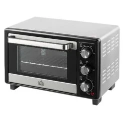 HOMCOM 1400W 16 Litre Mini Countertop Oven & Grill - Silver - 800-083V70 5 HOMCOM 1400W 16 Litre Mini Countertop Oven & Grill - Silver - 800-083V70 -Kitchen Series Shop homcom 800083v70 main image