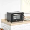 HOMCOM 1400W 21 Litre Mini Countertop Oven & Grill - Black - 800-085V70 -Kitchen Series Shop homcom 800085v70 lifestyle1