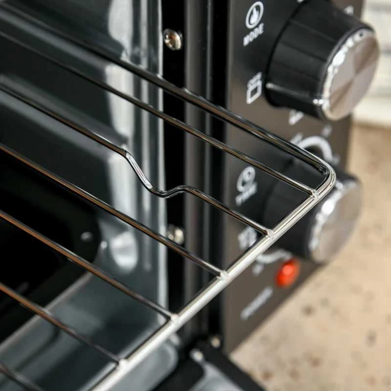 HOMCOM 1400W 21 Litre Mini Countertop Oven & Grill - Black - 800-085V70 HOMCOM 1400W 21 Litre Mini Countertop Oven & Grill - Black - 800-085V70 -Kitchen Series Shop homcom 800085v70 racks
