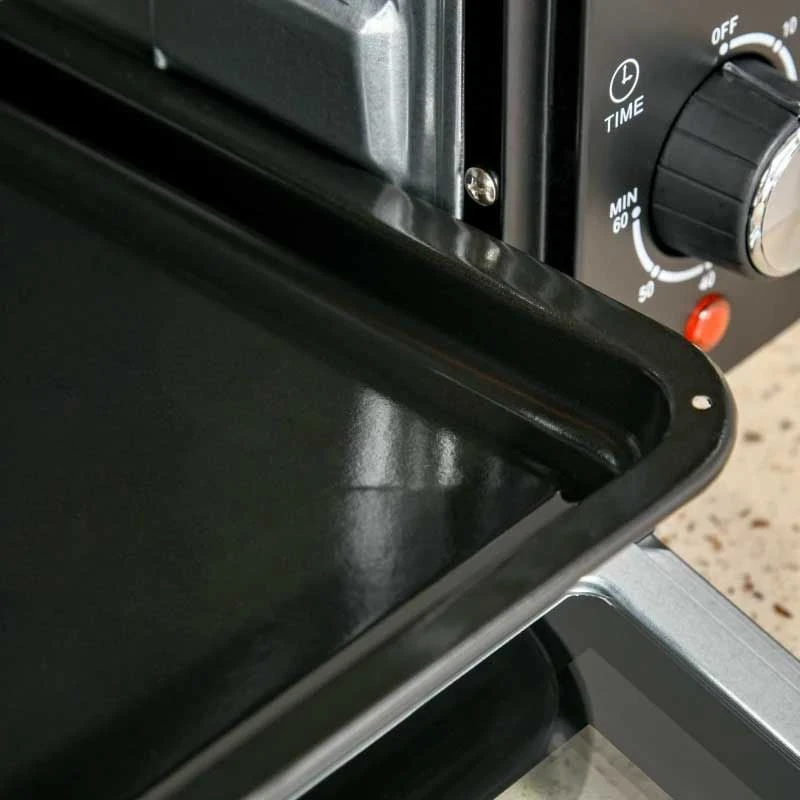 HOMCOM 1400W 21 Litre Mini Countertop Oven & Grill - Black - 800-085V70 HOMCOM 1400W 21 Litre Mini Countertop Oven & Grill - Black - 800-085V70 -Kitchen Series Shop homcom 800085v70 tray