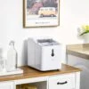 HOMCOM 12kg Portable Countertop Ice Maker Machine - White - 800-101 -Kitchen Series Shop homcom 800101 lifestyle
