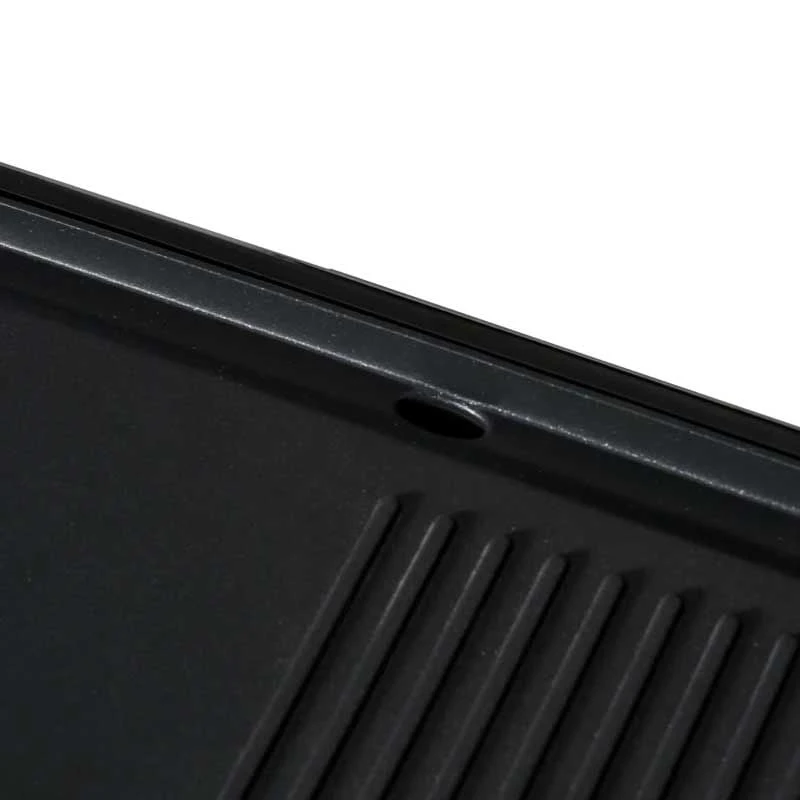 HOMCOM 1600W Non-Stick Teppanyaki Table Top Grill - Black - 800-109V70 HOMCOM 1600W Non-Stick Teppanyaki Table Top Grill - Black - 800-109V70 -Kitchen Series Shop homcom 800109v70 close up view3