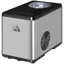 HOMCOM 1.5 Litre Ice Cream Maker - Stainless Steel - 800-116V70 4 HOMCOM 1.5 Litre Ice Cream Maker - Stainless Steel - 800-116V70 -Kitchen Series Shop homcom 800116v70 1