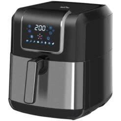 HOMCOM 1700W 6.5 Litre Air Fryer With Digital Display - Black - 800-120V70 4 HOMCOM 1700W 6.5 Litre Air Fryer With Digital Display - Black - 800-120V70 -Kitchen Series Shop homcom 800120v70 main view