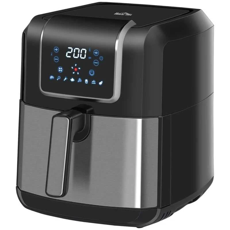 HOMCOM 1700W 6.5 Litre Air Fryer with Digital Display - Black - 800-120V70 HOMCOM 1700W 6.5 Litre Air Fryer With Digital Display - Black - 800-120V70 -Kitchen Series Shop homcom 800120v70 main view