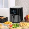HOMCOM 1500W 4.5 Litre Air Fryer With Digital Display - Black - 800-125V70 -Kitchen Series Shop homcom 800125v70 lifestyle
