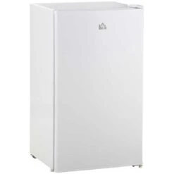 HOMCOM 91 Litre Freestanding Under Counter Fridge With Chiller Box - White - 800-129V70WT -Kitchen Series Shop homcom 800129v70wt