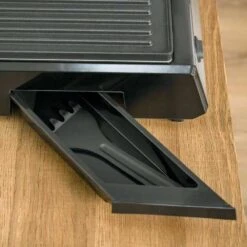 HOMCOM 2000W Health Grill & Pannini Maker - Black - 800-137V70 -Kitchen Series Shop homcom 800137v70 drip tray