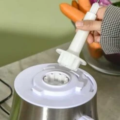 HOMCOM 500W 1.5 Litre Food Processor - Silver - 800-140V70 -Kitchen Series Shop homcom 8001407v10 lifestyle1