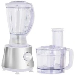 HOMCOM 500W 1.5 Litre Food Processor - Silver - 800-140V70 -Kitchen Series Shop homcom 8001407v10 main image