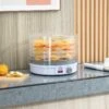 HOMCOM 245W 5 Tier Food Dehydrator - White - 800-144V70 2 HOMCOM 245W 5 Tier Food Dehydrator - White - 800-144V70 -Kitchen Series Shop homcom 800144v70 lifestyle