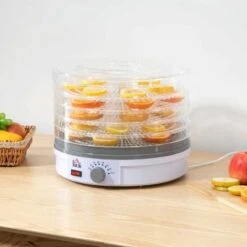 HOMCOM 245W 5 Tier Food Dehydrator - White - 800-144V70 5 HOMCOM 245W 5 Tier Food Dehydrator - White - 800-144V70 -Kitchen Series Shop homcom 800144v70 lifestyle1
