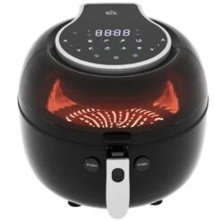 HOMCOM 1500W 7 Litre Air Fryer With Digital Display - Black - 800-148V70 -Kitchen Series Shop homcom 800148v70 main image1