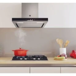 Hoover H500 HTS6CBK5XWIFI 60cm T-Shape Chimney Cooker Hood - Black Glass & Stainless Steel 6 Hoover H500 HTS6CBK5XWIFI 60cm T-Shape Chimney Cooker Hood - Black Glass & Stainless Steel -Kitchen Series Shop hoover hts6cbk5xwifi lifestyle2