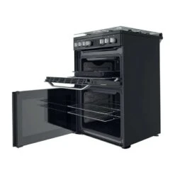 Hotpoint HDM67G9C2CB/UK Dual Fuel Cooker - Black -Kitchen Series Shop hotpoing hdm67g9c2cb 2