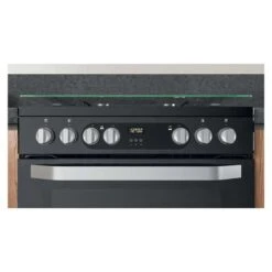 Hotpoint HDM67G9C2CB/UK Dual Fuel Cooker - Black -Kitchen Series Shop hotpoing hdm67g9c2cb 3
