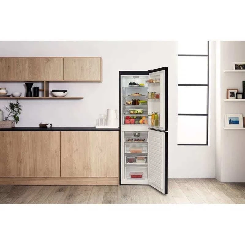 Hotpoint HBNF 55181 B UK 1 Free Standing Frost Free 50/50 Fridge Freezer - Black Hotpoint HBNF 55181 B UK 1 Free Standing Frost Free 50/50 Fridge Freezer - Black -Kitchen Series Shop hotpoint hbnf 55181 b uk 1 7