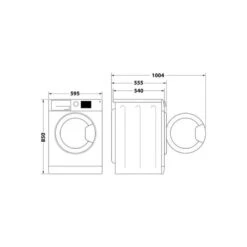 Indesit BDE 86436X W UK N 8/6kg 1400rpm Washer Dryer - White -Kitchen Series Shop i n indesit bde86436xwukn 4