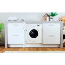Indesit BI WDIL 75125 UK N Built-In 7kg 1200rpm Washer Dryer - White -Kitchen Series Shop i n indesit biwdil75125ukn 2
