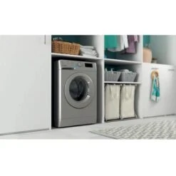 Indesit BWE 71452 S UK N Free Standing 7kg 1400rpm Washing Machine - Silver -Kitchen Series Shop i n indesit bwe71452sukn 2