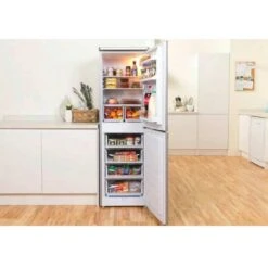 Indesit IBD 5517 S UK 1 Free Standing 50/50 Fridge Freezer - Silver -Kitchen Series Shop i n indesit ibd5517suk1 3