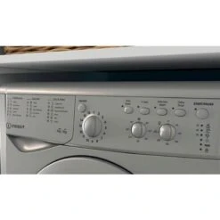 Indesit IWDC 65125 S UK N Free Standing 6/5kg 1200rpm Washer Dryer - Silver - IWDC 65125 S UK N -Kitchen Series Shop i n indesit iwdc65125sukn 5