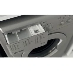 Indesit IWDC 65125 S UK N Free Standing 6/5kg 1200rpm Washer Dryer - Silver - IWDC 65125 S UK N -Kitchen Series Shop i n indesit iwdc65125sukn 6
