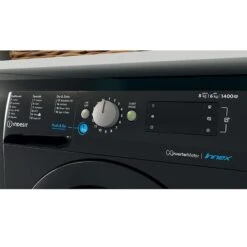 Indesit BDE 86436X B UK N 8/6kg 1400rpm Washer Dryer - Black -Kitchen Series Shop indesit bde86436xbukn1 2