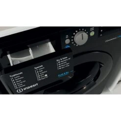 Indesit BDE 86436X B UK N 8/6kg 1400rpm Washer Dryer - Black -Kitchen Series Shop indesit bde86436xbukn1 3