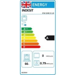 Indesit Aria IFW 6330 BL UK Built-In Single Electric Oven - Black -Kitchen Series Shop indesit ifw6330bluk 1