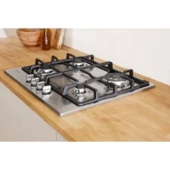 Indesit THP 641 W/IX/I 60cm Gas Hob - Stainless Steel -Kitchen Series Shop indesit thp641wixi 4 1