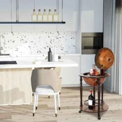 HOMCOM Globe Shaped Retro Style Drinks Cabinet - Brown - 801-041 6 HOMCOM Globe Shaped Retro Style Drinks Cabinet - Brown - 801-041 -Kitchen Series Shop ji0d4d17ed350db42.jpg