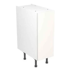 Kitchen Kit Slab 300mm Base Cabinet - Super Gloss - White - Flatpacked - FKKF0001