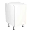 Kitchen Kit Slab 500mm Base Cabinet - Super Gloss - White - Flatpacked - FKKF0003 -Kitchen Series Shop k i kitchen kit fkkf0003