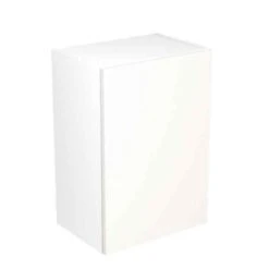 Kitchen Kit Slab 500mm Wall Cabinet - Super Gloss - White - Flatpacked - FKKF0013