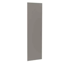 Kitchen Kit Slab 2400mm Larder Cabinet End Panel - Super Gloss - Dust Grey - Flatpacked - FKKF0330