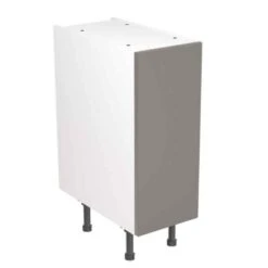Kitchen Kit Slab 300mm Base Cabinet - Ultra Matt - Dust Grey - Flatpacked - FKKF0801